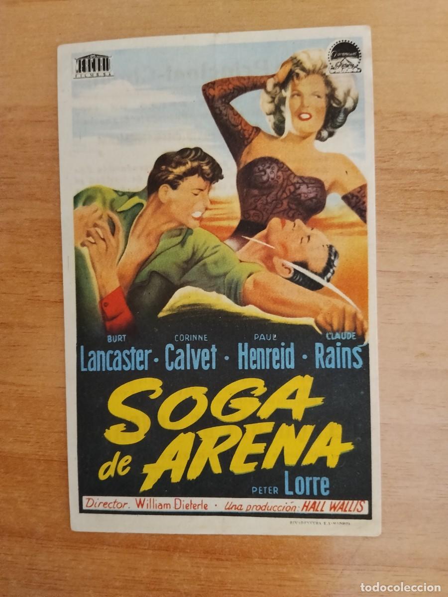 Cine: ROSA-PROGRAMA DE LA PELICULA--SOGA DE ARENA CT