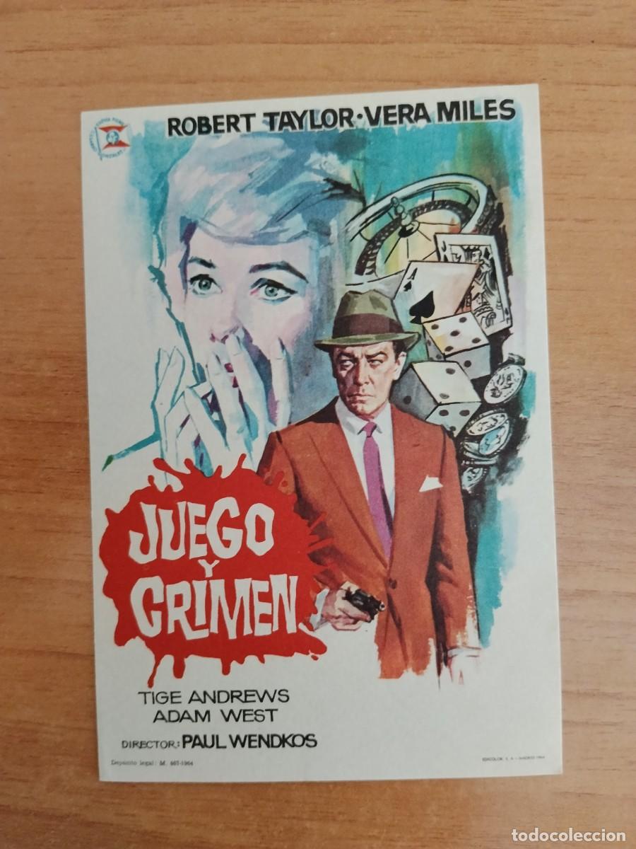 Cine: ROSA-PROGRAMA DE LA PELICULA--JUEGO Y CRIMEN