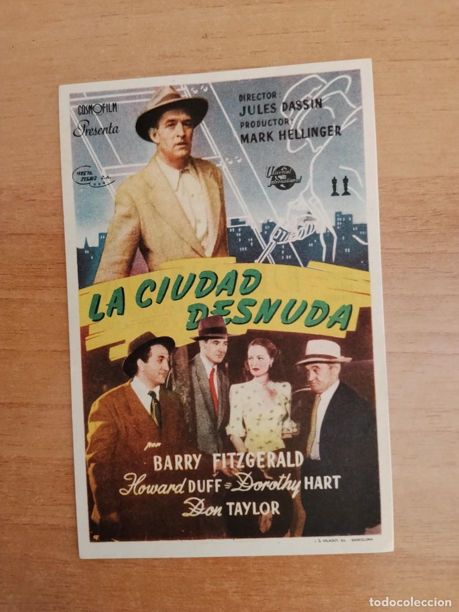 Cine: ROSA-PROGRAMA DE LA PELICULA--LA CIUDAD DESNUDA CT