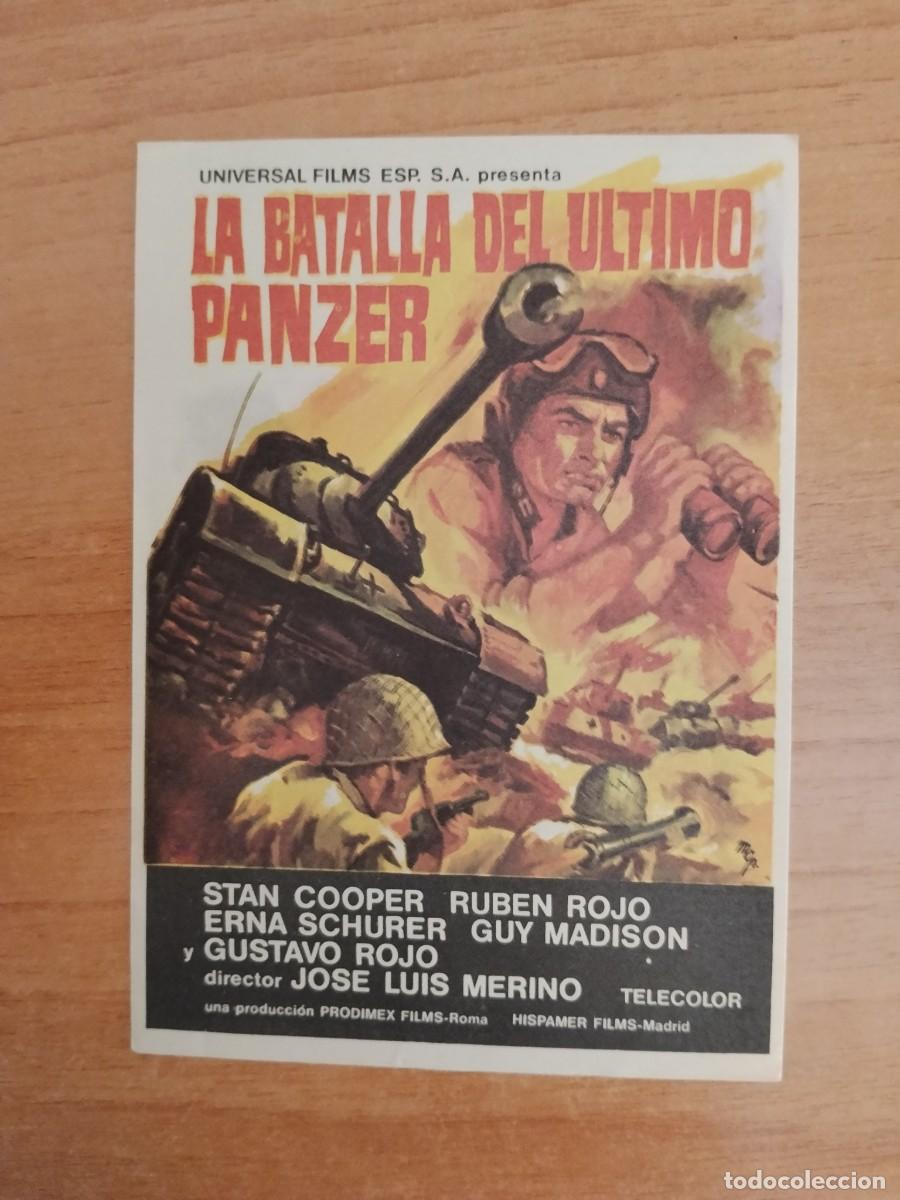 Kino: ROSA-PROGRAMA DE LA PELICULA--LA BATALLA DEL ULTIMO PANZER