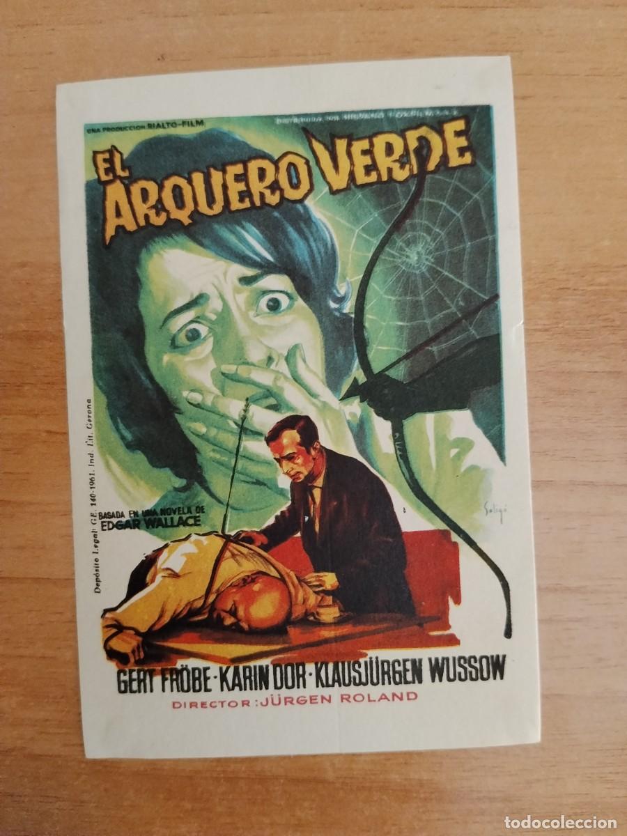 Kino: ROSA-PROGRAMA DE LA PELICULA--EL ARQUERO VERDE