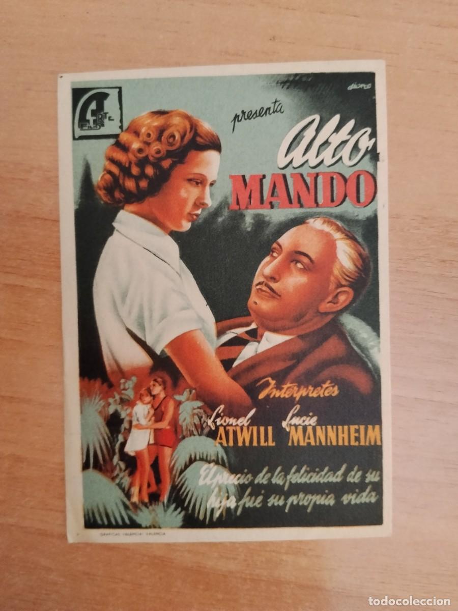 Kino: ROSA-PROGRAMA DE LA PELICULA--ALTO MANDO