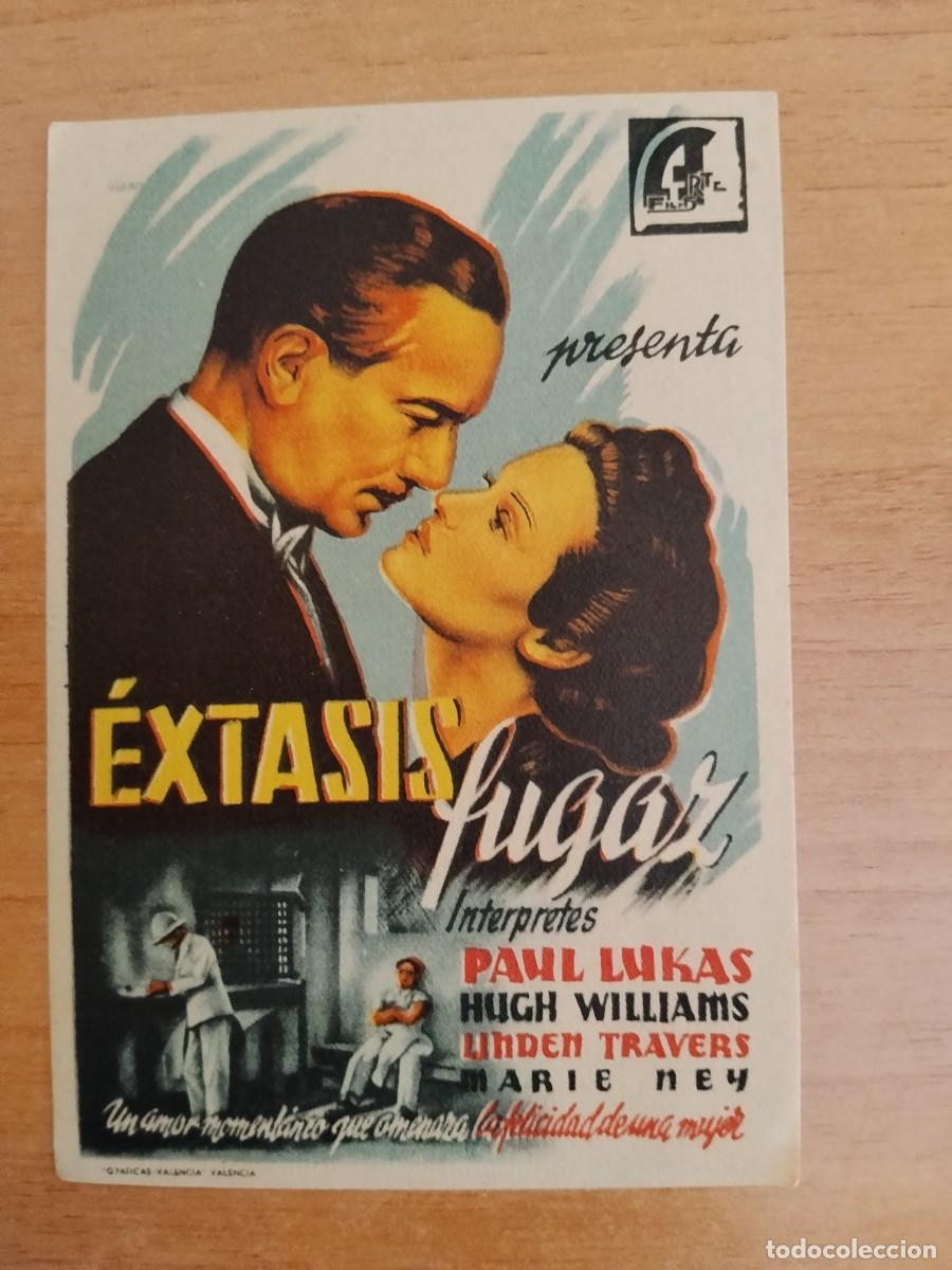 Kino: ROSA-PROGRAMA DE LA PELICULA--EXTASIS FUGAZ