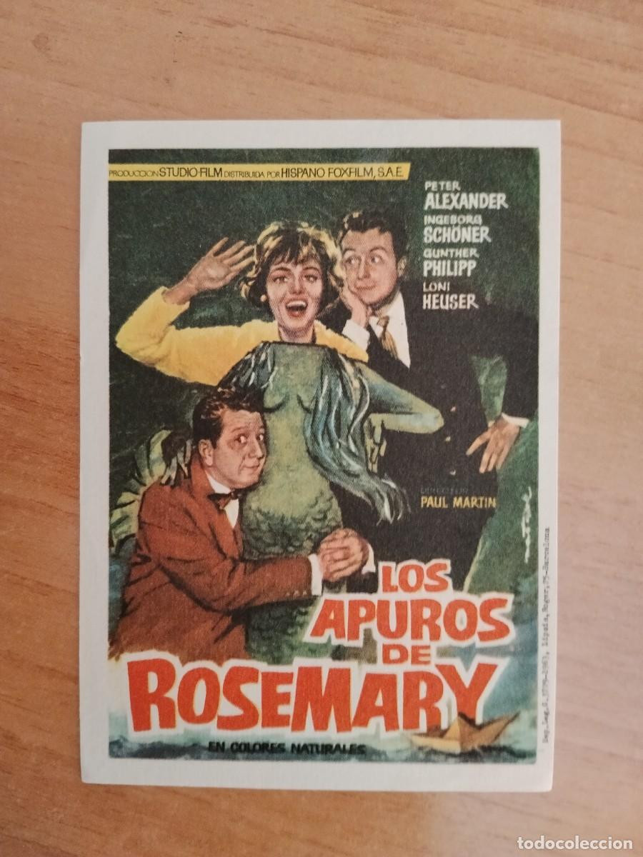 Cine: ROSA-PROGRAMA DE LA PELICULA--LOS APUROS DE ROSEMARY