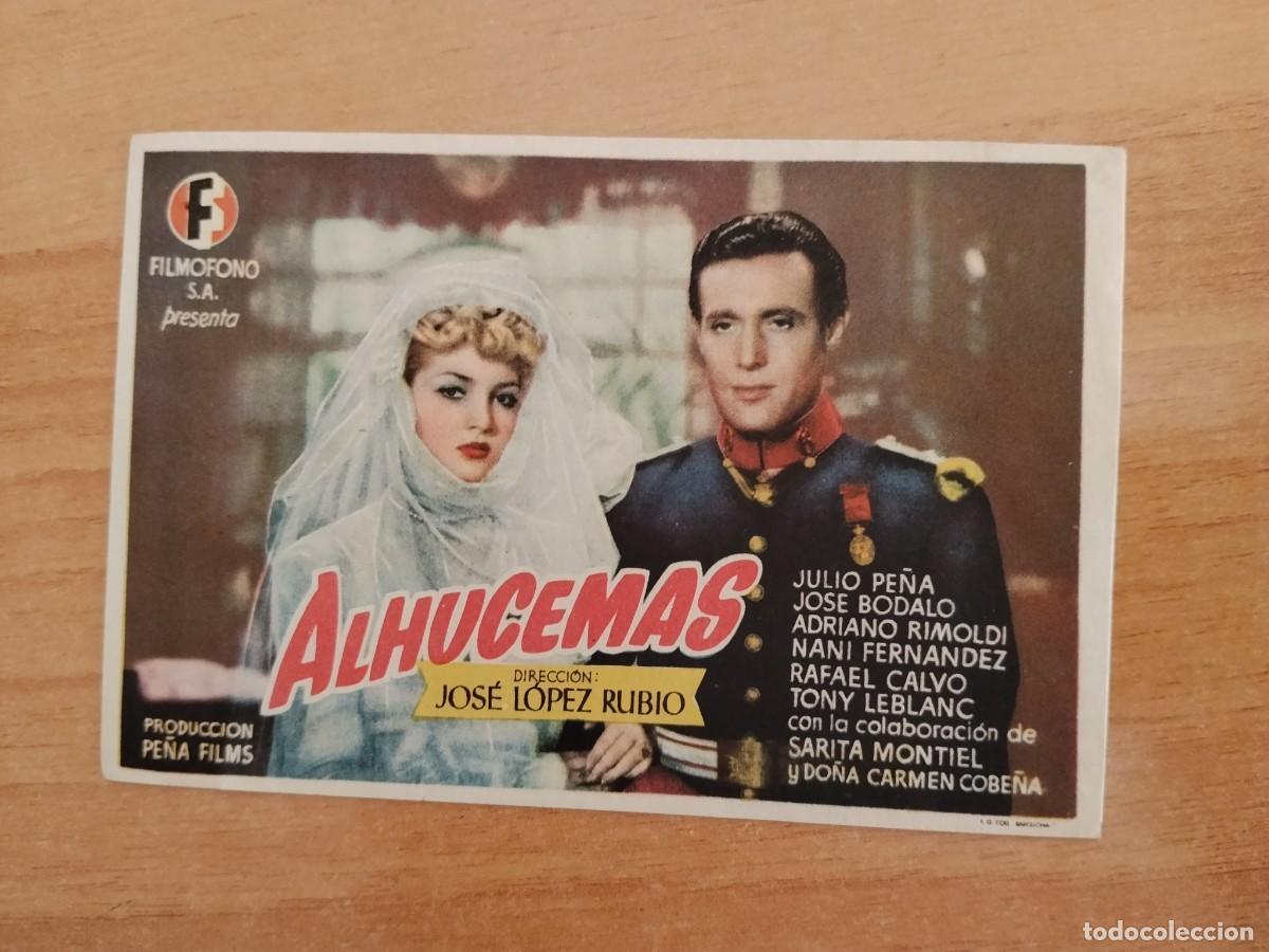 Cine: ROSA-PROGRAMA DE LA PELICULA--ALHUCEMAS