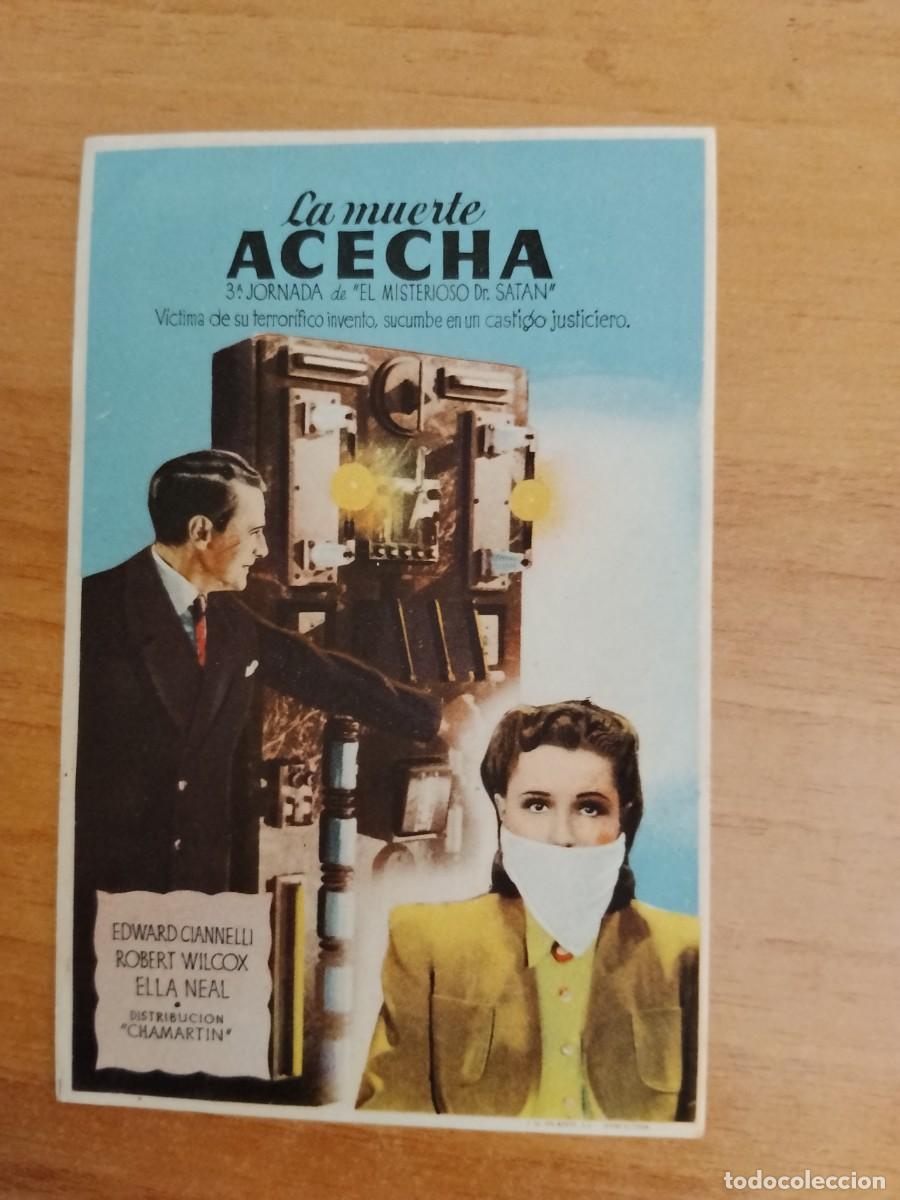 Cine: ROSA-PROGRAMA DE LA PELICULA--LA MUERTE ACECHA