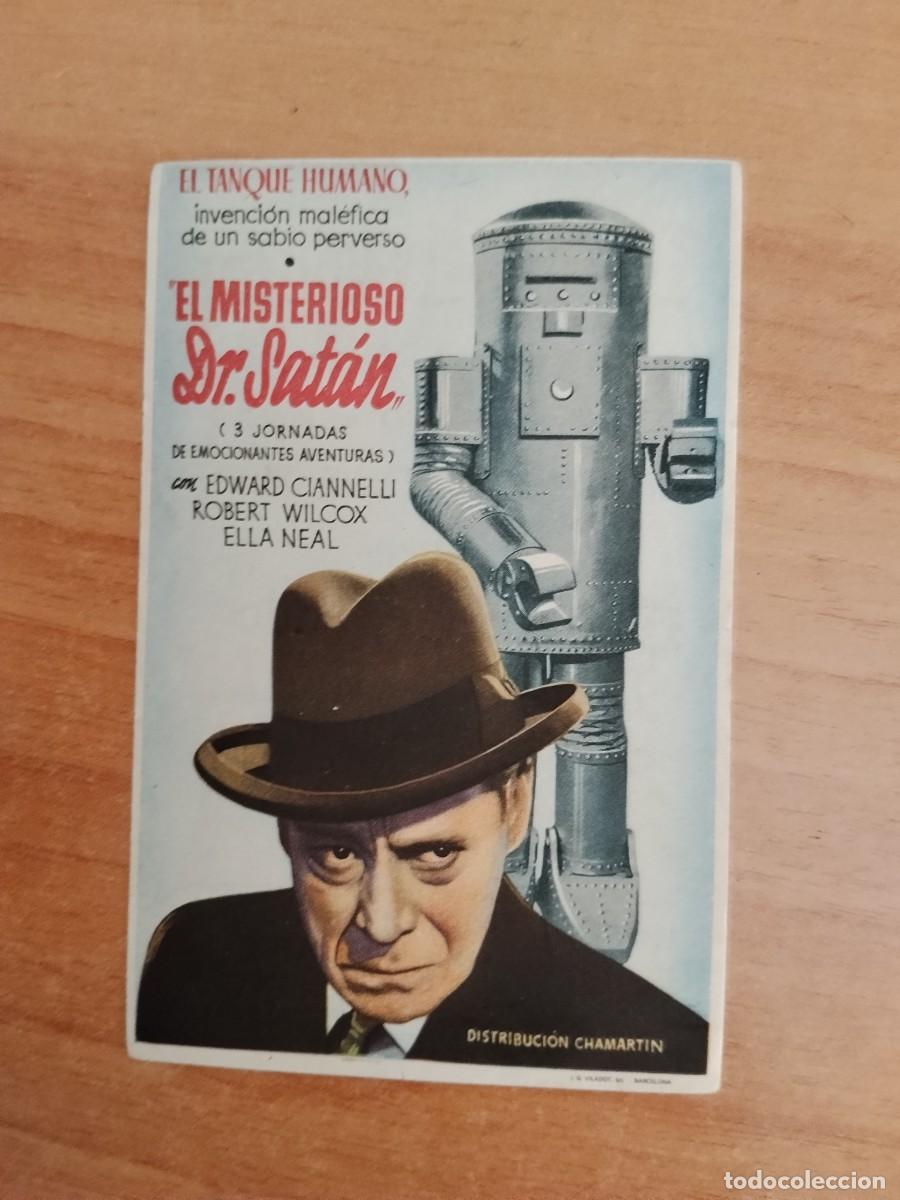 Cine: ROSA-PROGRAMA DE LA PELICULA--EL MISTERIOSO DR SATAN CT