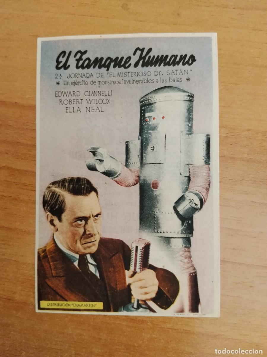 Cine: ROSA-PROGRAMA DE LA PELICULA--EL TANQUE HUMANO CT