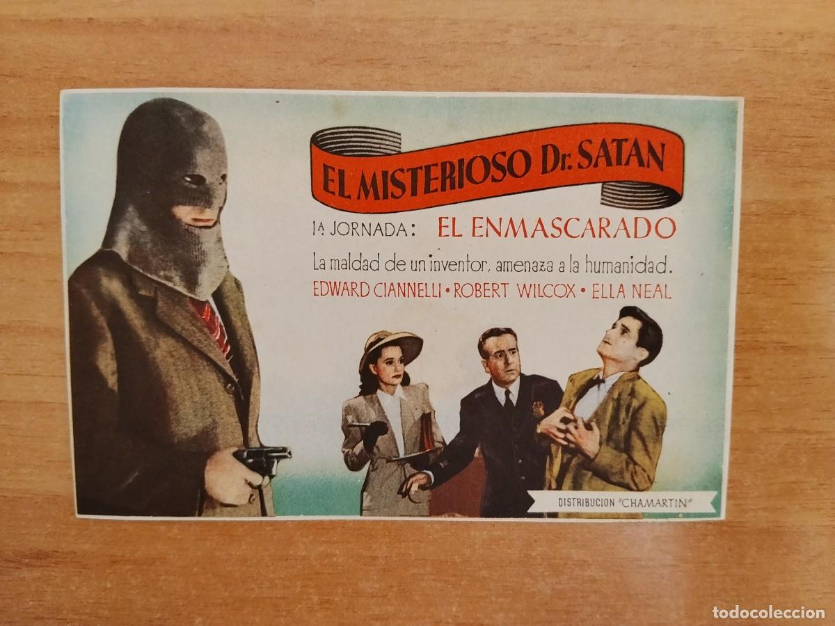 Cine: ROSA-PROGRAMA DE LA PELICULA--EL MISTERIOSO DR SATAN