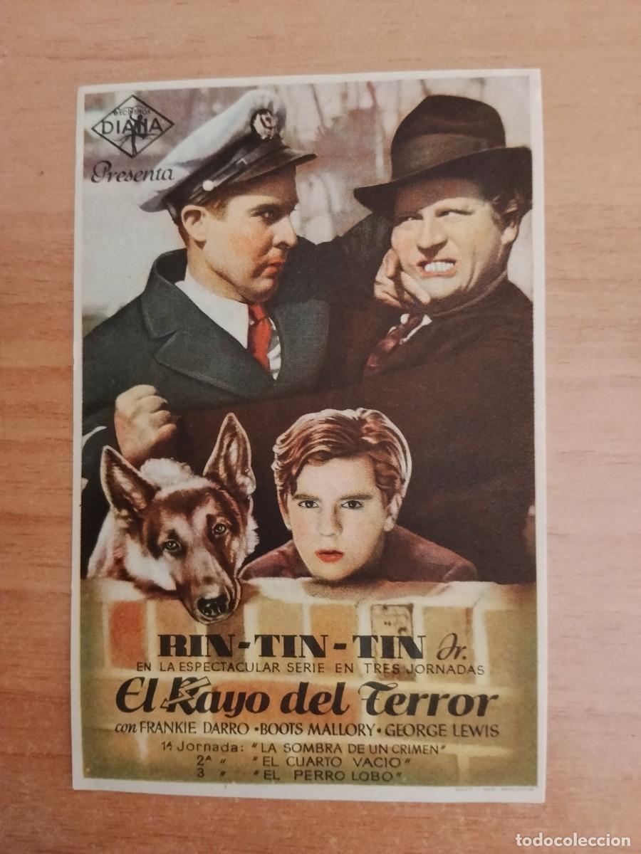 Cine: ROSA-PROGRAMA DE LA PELICULA--EL RAYO DEL TERROR CT