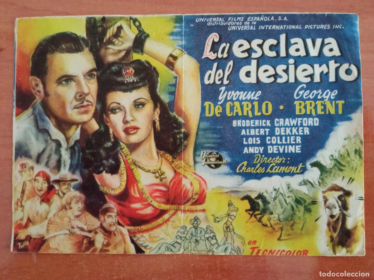Cine: LA ESCLAVA DEL DESIERTO, YVONNE DE CARLO