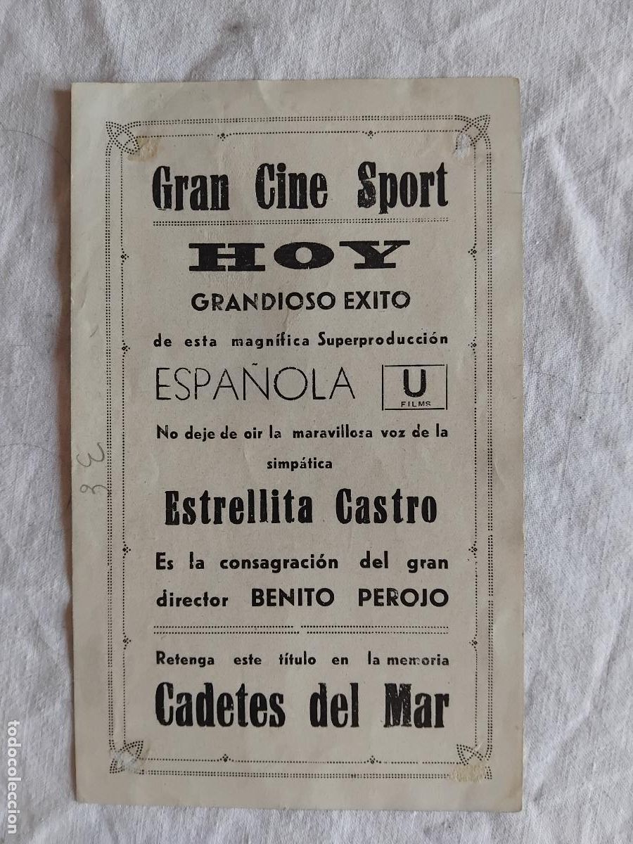 Cine: PROGRAMA DE CINE EL BARBERO DE SEVILLA. GRAN CINE SPORT. - Foto 2