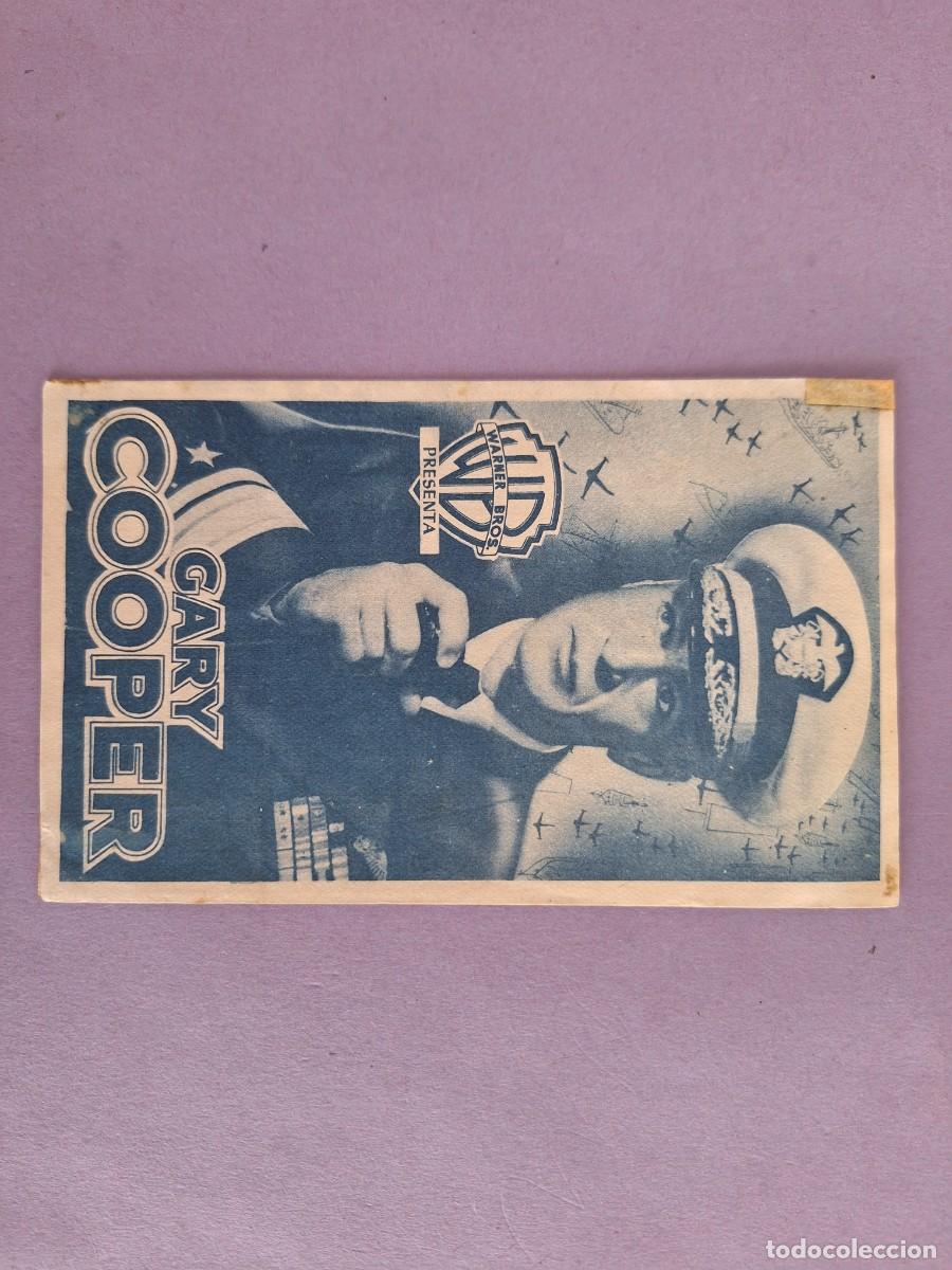 Cine: FOLLETO DE MANO PUENTE DE MANDO GARY COOPER F-75