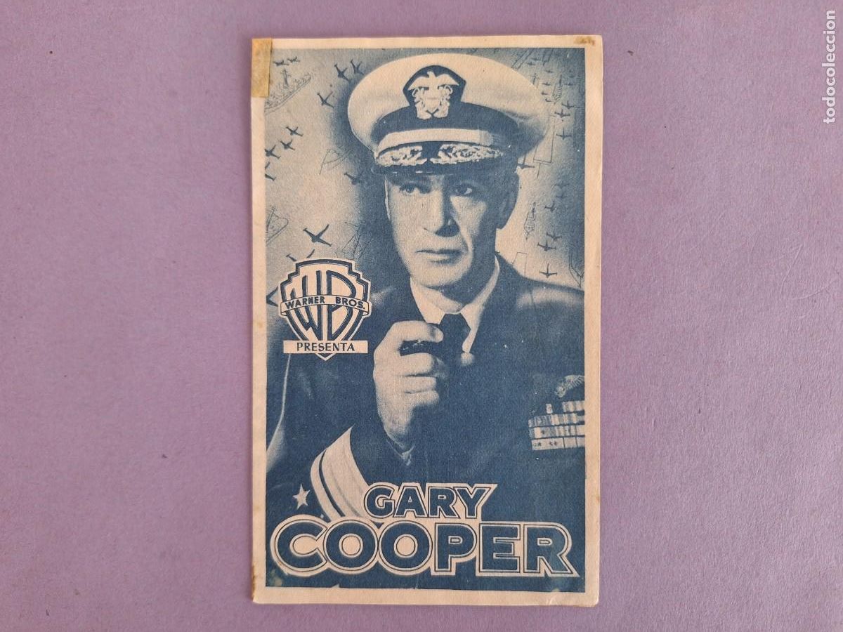 Cinema: FOLLETO DE MANO PUENTE DE MANDO GARY COOPER F-75