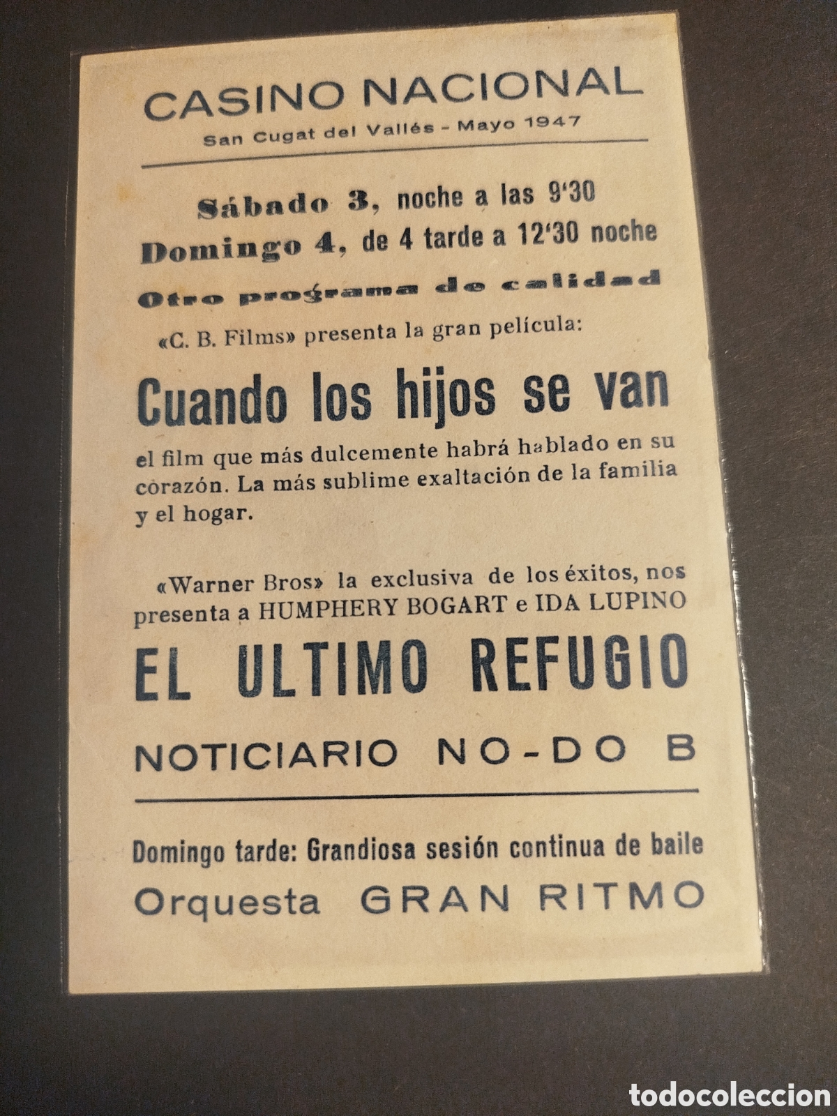 Cine: EL &Uacute;LTIMO REFUGIO C/PUBLICIDAD - Foto 2
