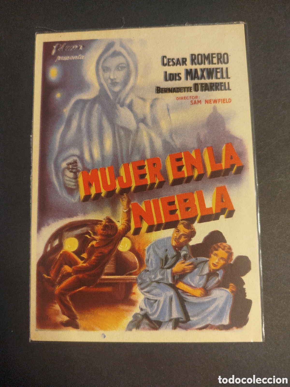 Cine: MUJER EN LA NIEBLA C/SELLO IMPRESO