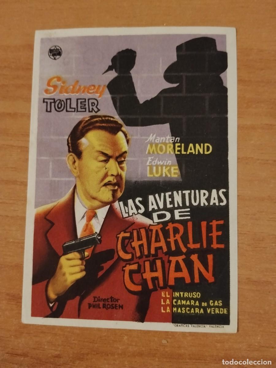 Cine: ROSA-PROGRAMA DE LA PELICULA--LAS AVENTURAS DE CHARLIE CHAN CT