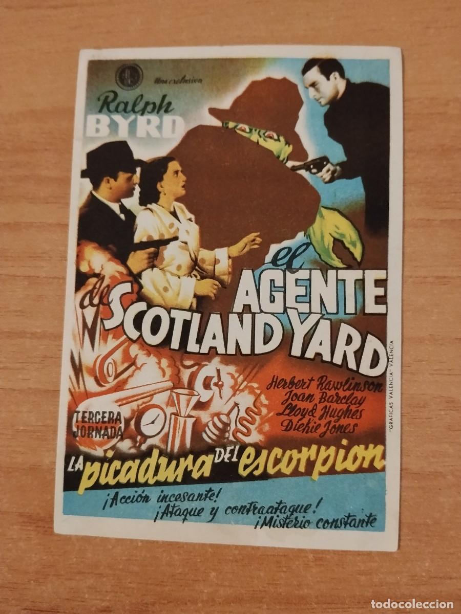 Cine: ROSA-PROGRAMA DE LA PELICULA--EL AGENTE DE SCOTLAND YARD