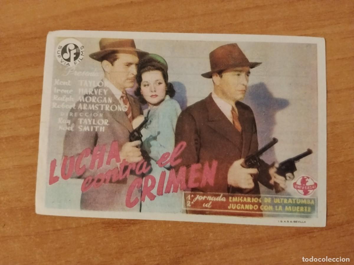 Cine: ROSA-PROGRAMA DE LA PELICULA--LUCHA CONTRA EL CRIMEN CT