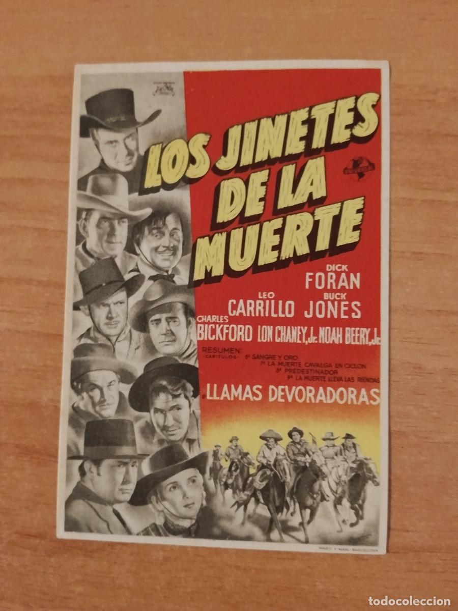 Cine: ROSA-PROGRAMA DE LA PELICULA--LOS JINETES DE LA MUERTE CT