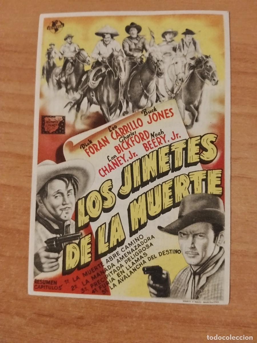 Cine: ROSA-PROGRAMA DE LA PELICULA--LOS JINETES DE LA MUERTE CT