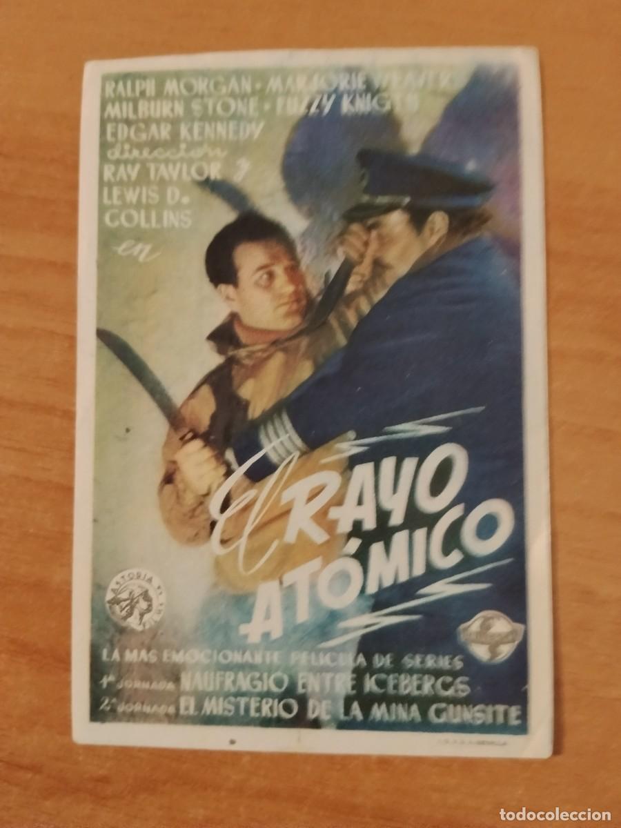 Cine: ROSA-PROGRAMA DE LA PELICULA--EL RAYO ATOMICO CT
