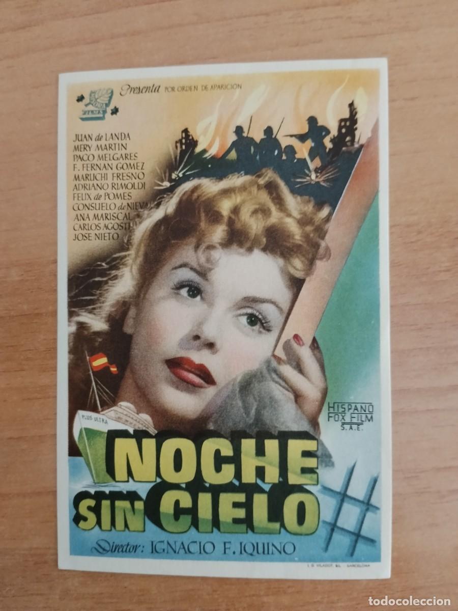 Cine: ROSA-PROGRAMA DE LA PELICULA--NOCHE SIN CIELO - Foto 1