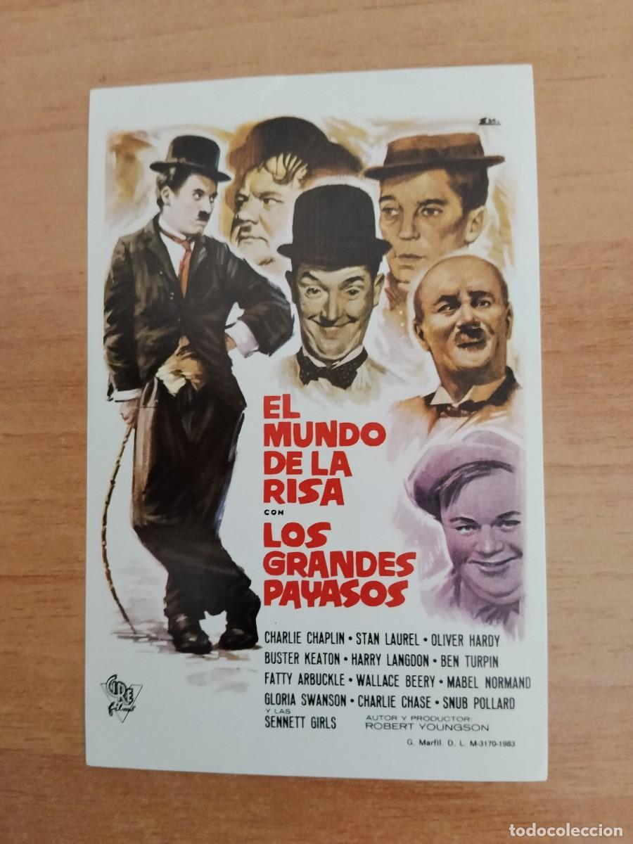 Cine: ROSA-PROGRAMA DE LA PELICULA--EL MUNDO DE LA RISA CON LOS GRANDES PAYASOS (reproduccion)