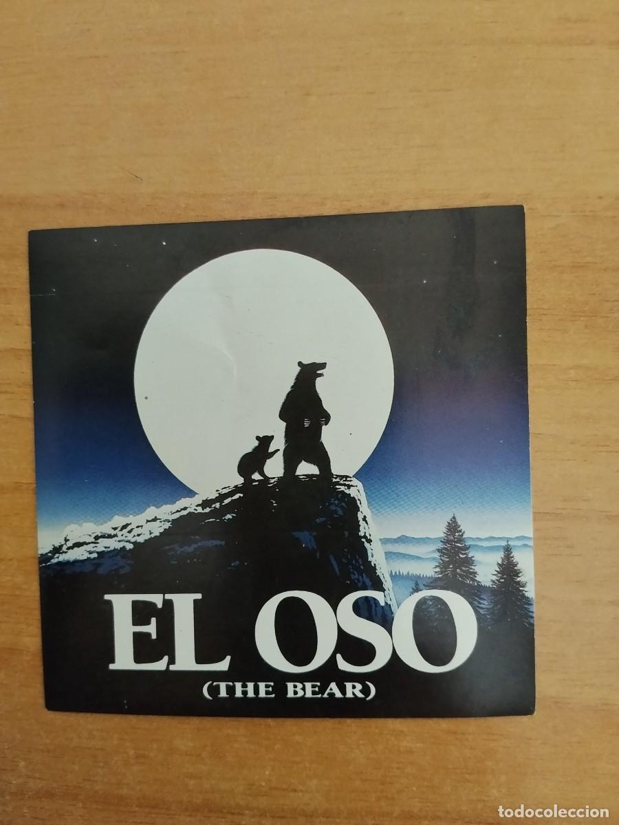Cine: ROSA-PROGRAMA DE LA PELICULA--EL OSO (pegatina) - Foto 1