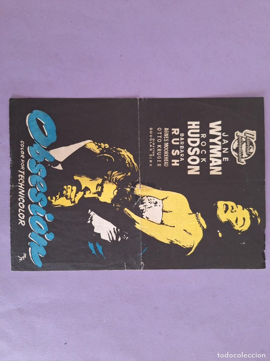 Cine: FOLLETO DE MANO OBSESION F-91