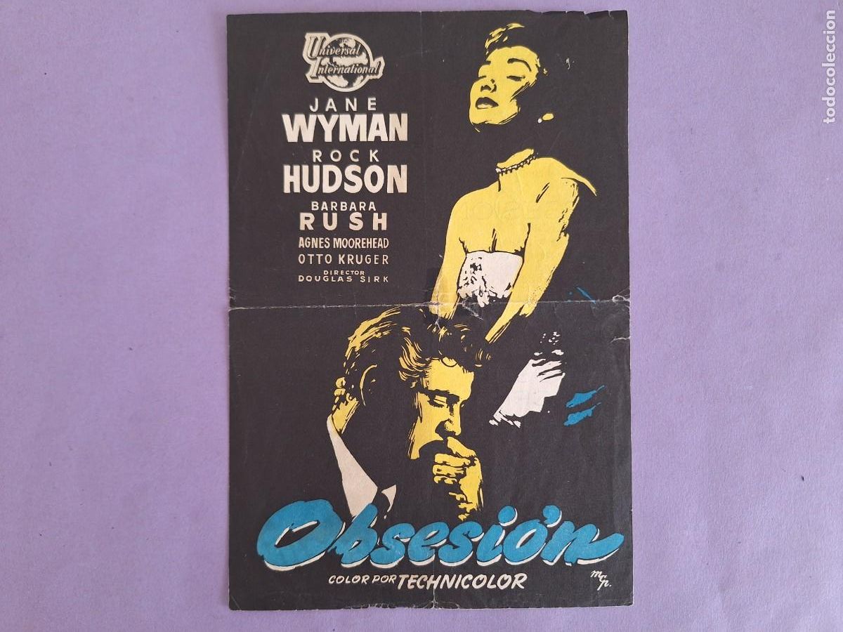 Cine: FOLLETO DE MANO OBSESION F-91