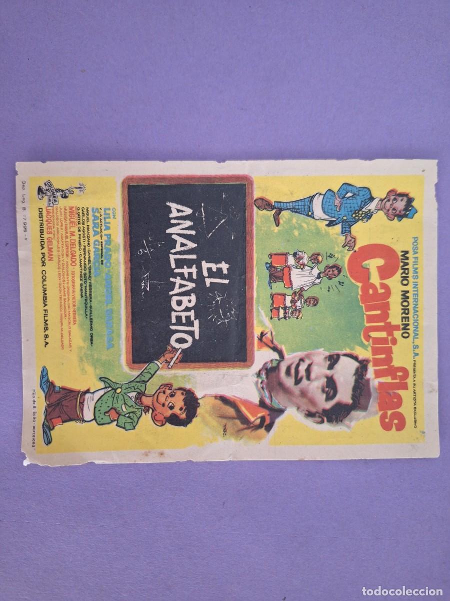 Cine: FOLLETO DE MANO CANTINFLAS F-97 CINE CASABLANCA SAGUNTO VALENCIA