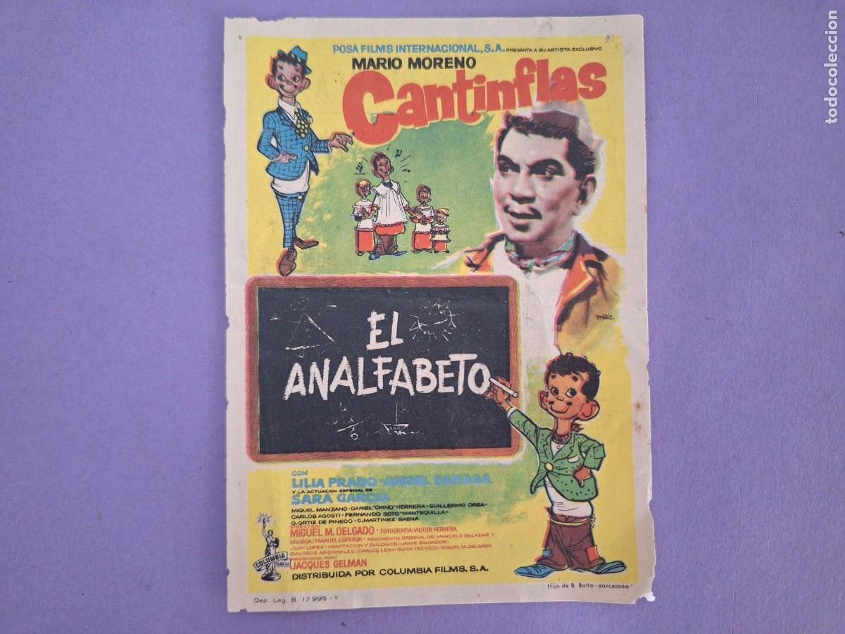 Cine: FOLLETO DE MANO CANTINFLAS F-97 CINE CASABLANCA SAGUNTO VALENCIA