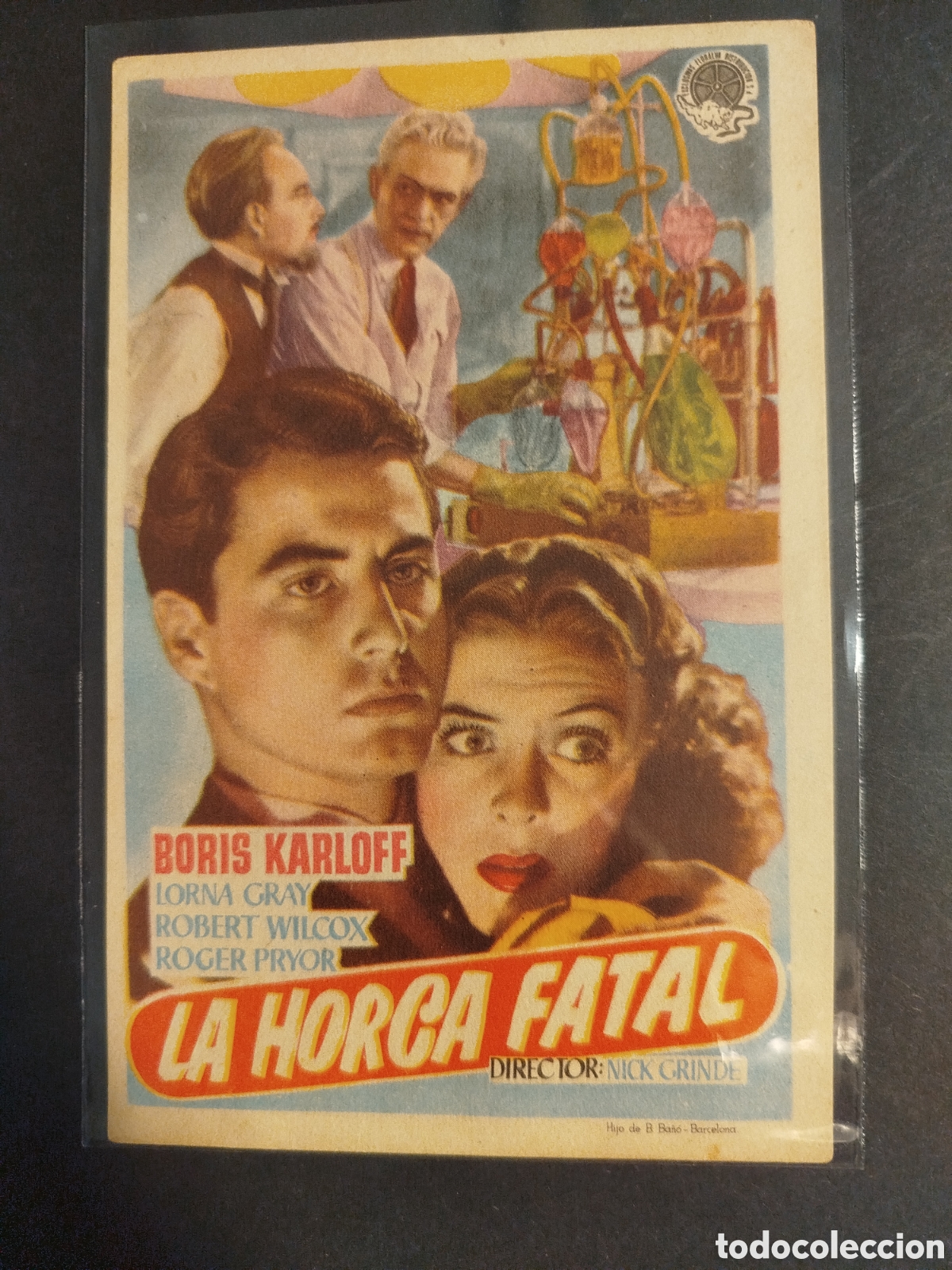 Cine: LA HORCA FATAL S/PUBLICIDAD