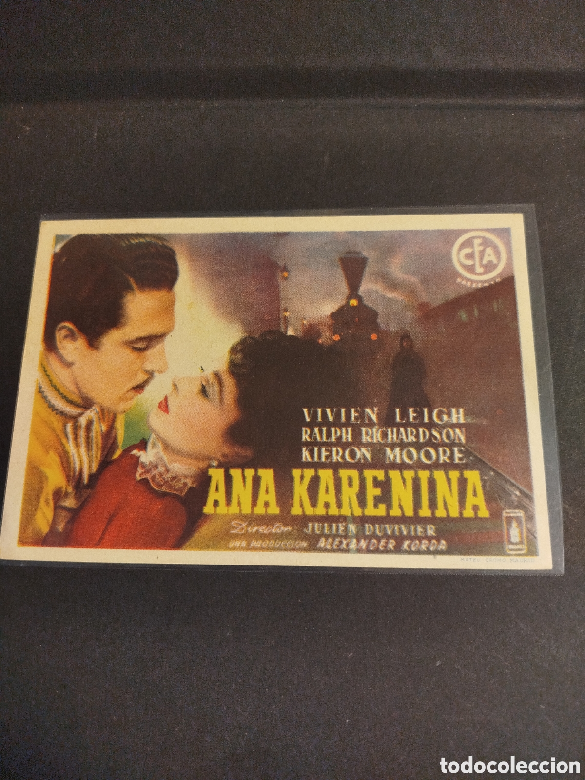 Cine: ANA KARERINA S/PUBLICIDAD