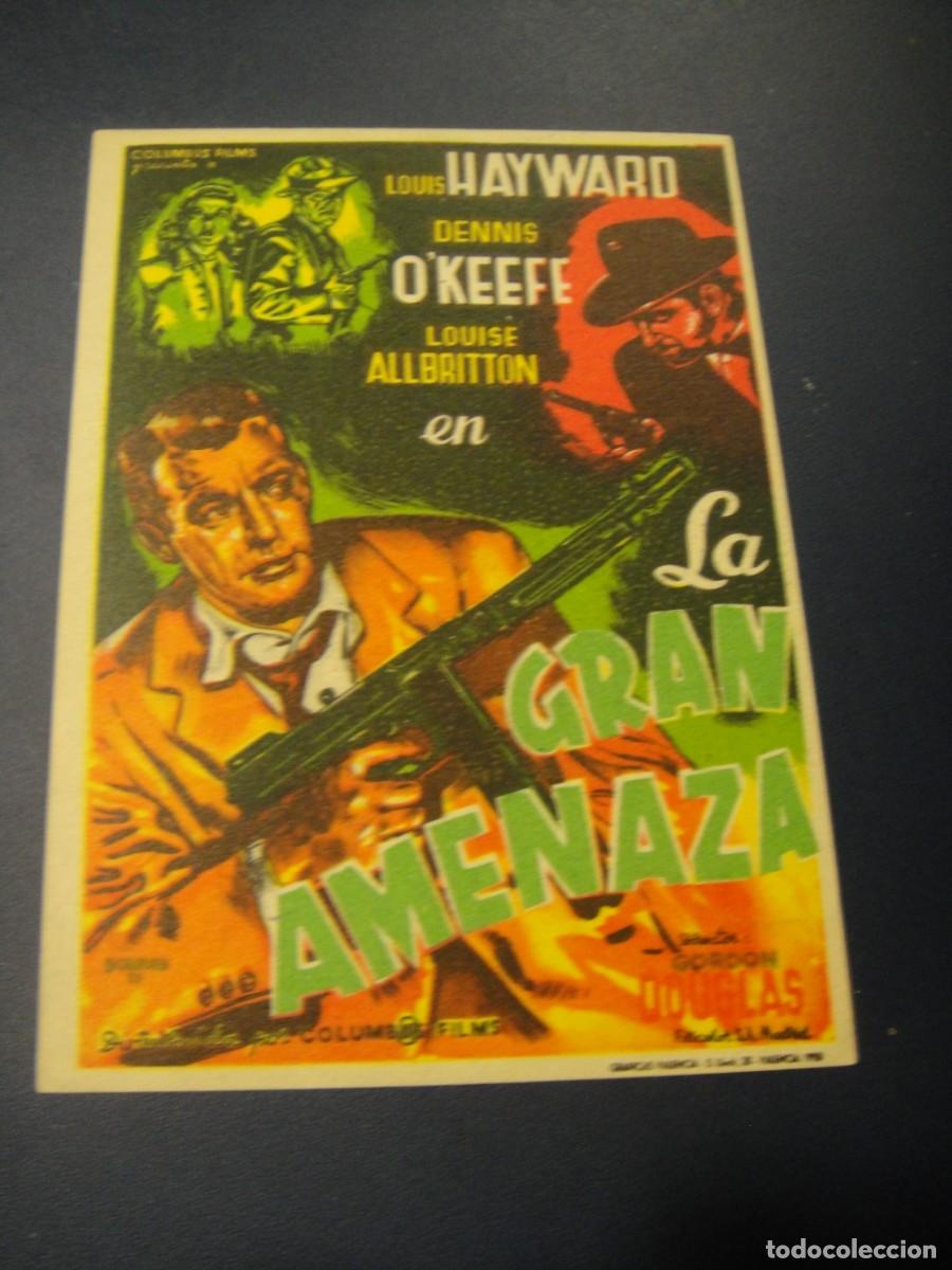 Cine: la gran amenaza, notas de la distribuidora en el reverso
