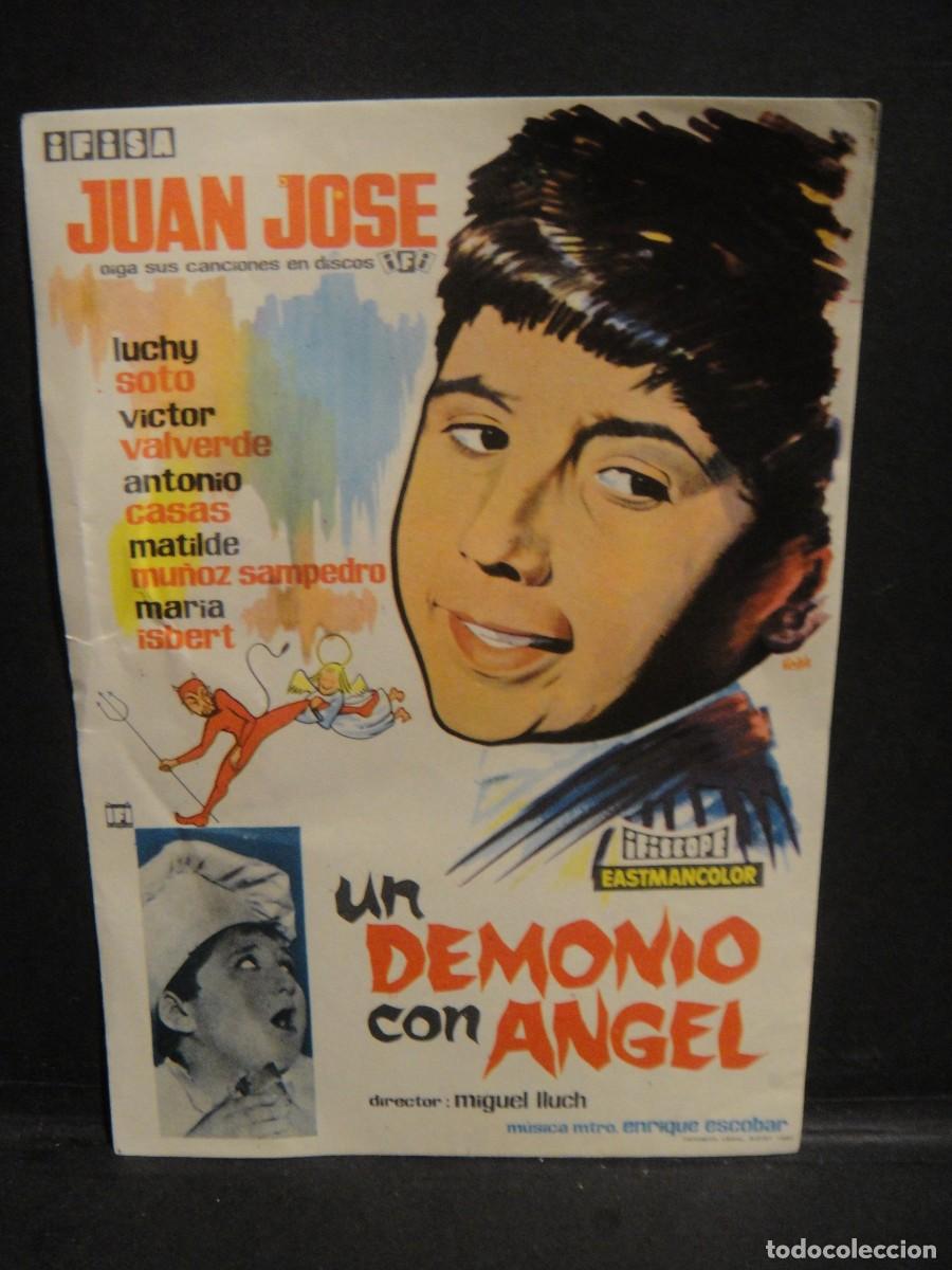 Cine: un demonio con angel - folleto de mano ,sin publicidad