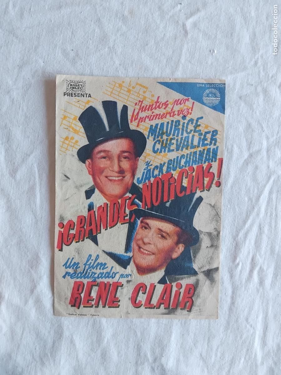 Cine: PROGRAMA DE CINE GRANDES NOTICIAS. CINEMA VI&Ntilde;ES.
