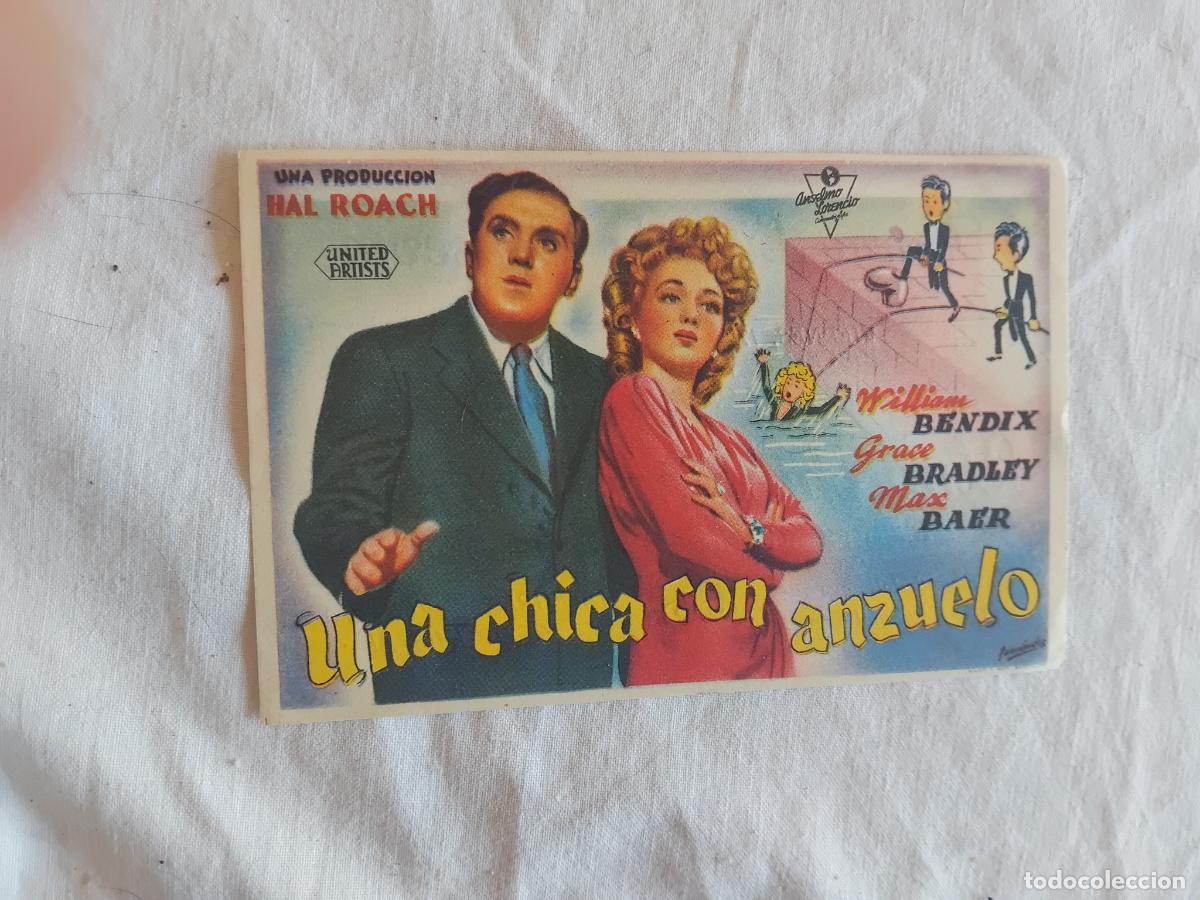 Cine: PROGRAMA DE CINEUNA CHICA CON ANZUELO. MARIA LISARDA COLISEUM 1947.