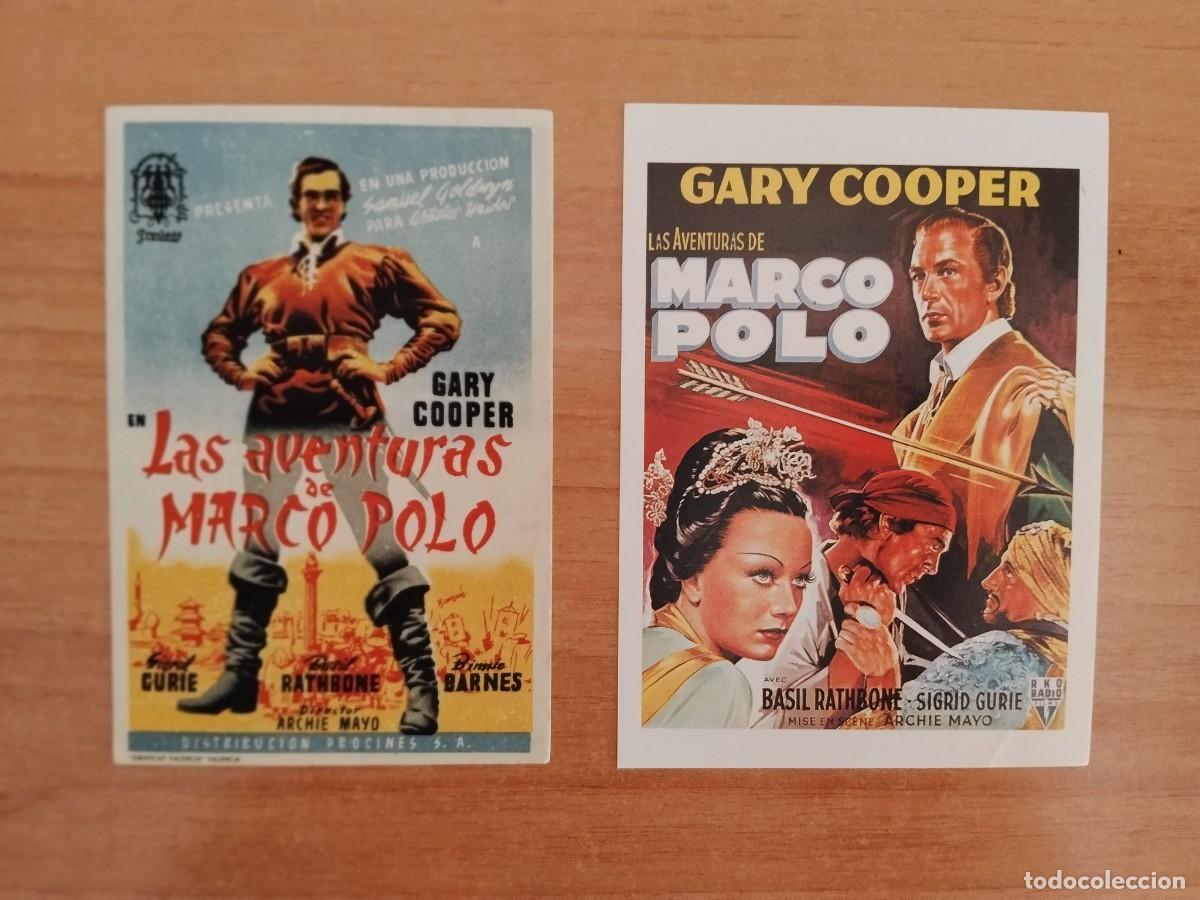 Cine: ROSA-PROGRAMA DE LA PELICULA---LAS AVENTURAS DE MARCO POLO CT