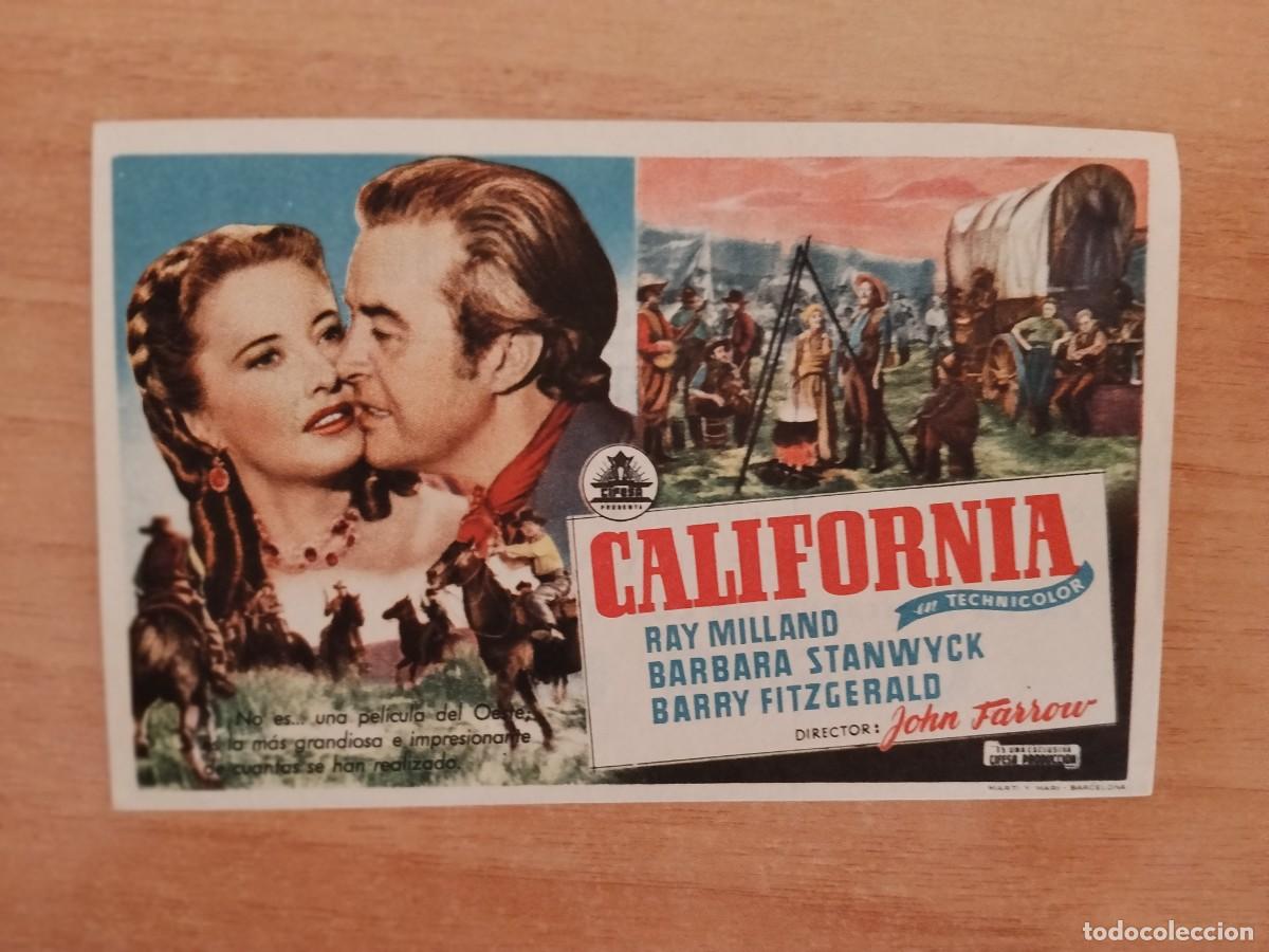  Flyers Publicitaires de films Anciens: ROSA-PROGRAMA DE LA PELICULA--CALIFORNIA CT