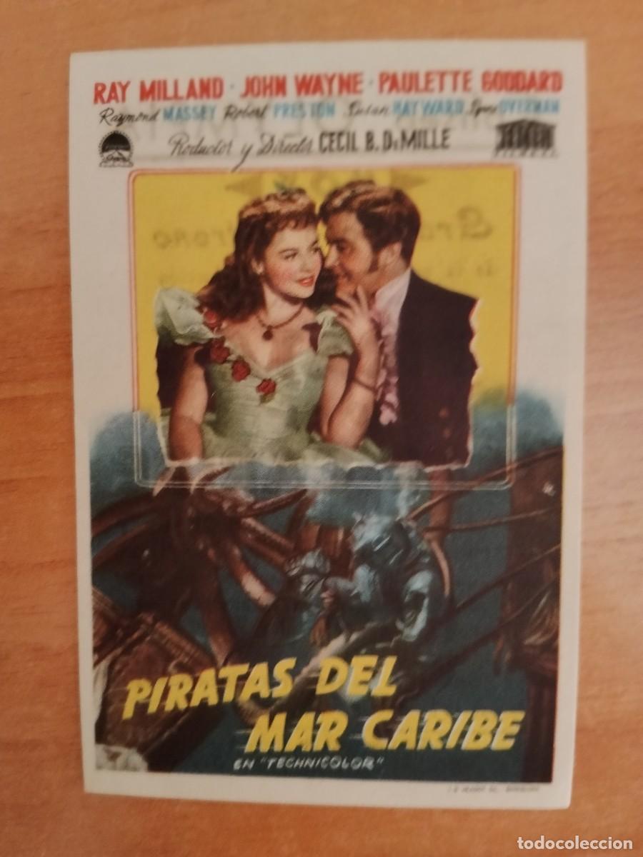  Flyers Publicitaires de films Anciens: ROSA-PROGRAMA DE LA PELICULA---PIRATAS DEL MAR CARIBE CT