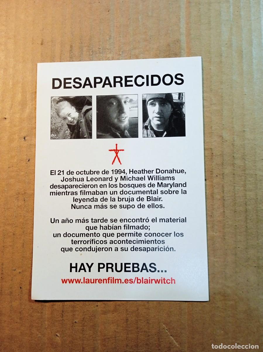 Cine: FOLLETO DE MANO SIN PUBLICIDAD DASAPARECIDOS
