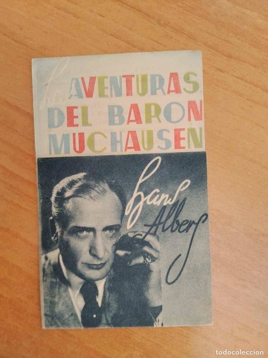  Flyers Publicitaires de films Anciens: ROSA-PROGRAMA DE LA PELICULA---LAS AVENTURAS DEL BARON MUCHAUSEN ct