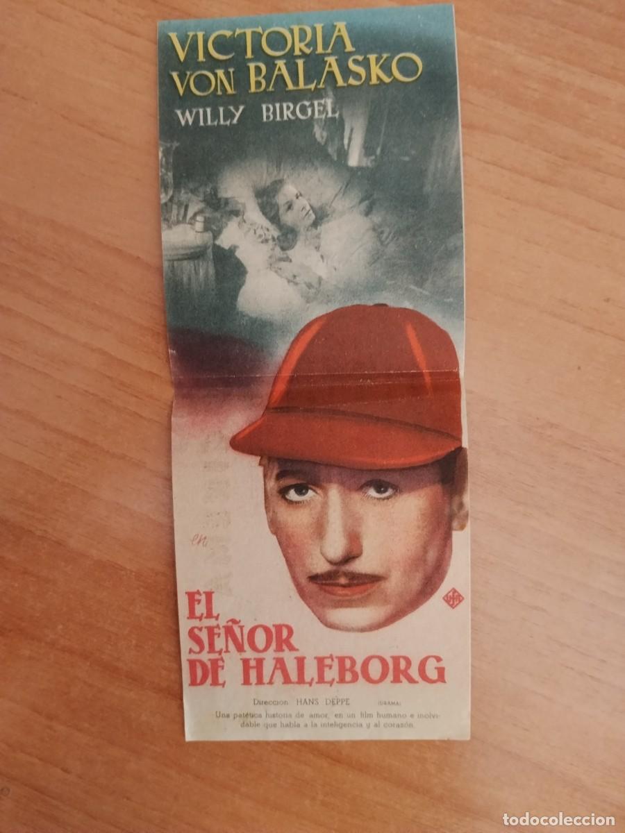Cine: ROSA-PROGRAMA DE LA PELICULA---EL SE&Ntilde;OR DE HALEBORG ct