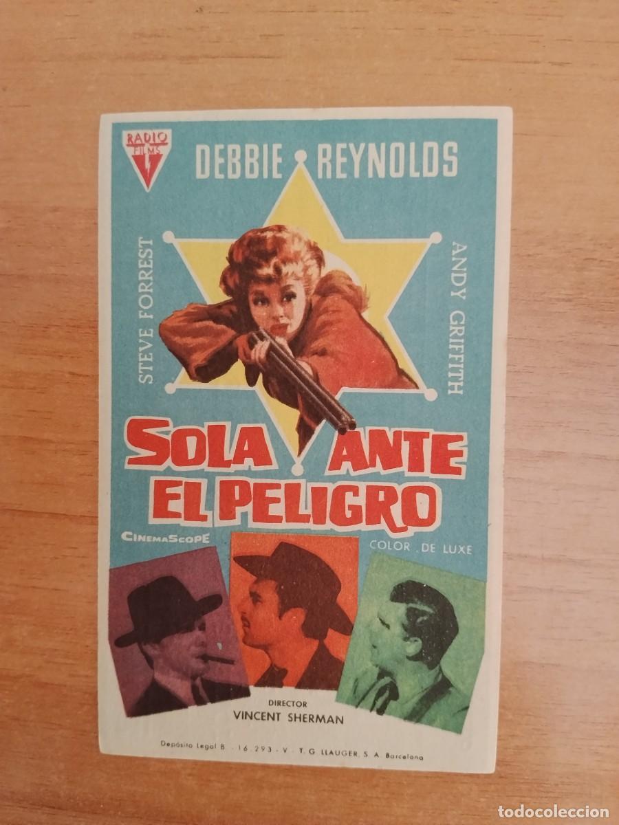 Cine: ROSA-PROGRAMA DE LA PELICULA---SOLA ANTE EL PELIGRO ct