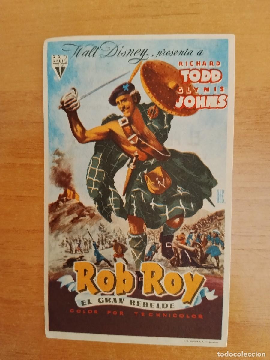 Cine: ROSA-PROGRAMA DE LA PELICULA---ROB ROY EL GRAN REBELDE ct