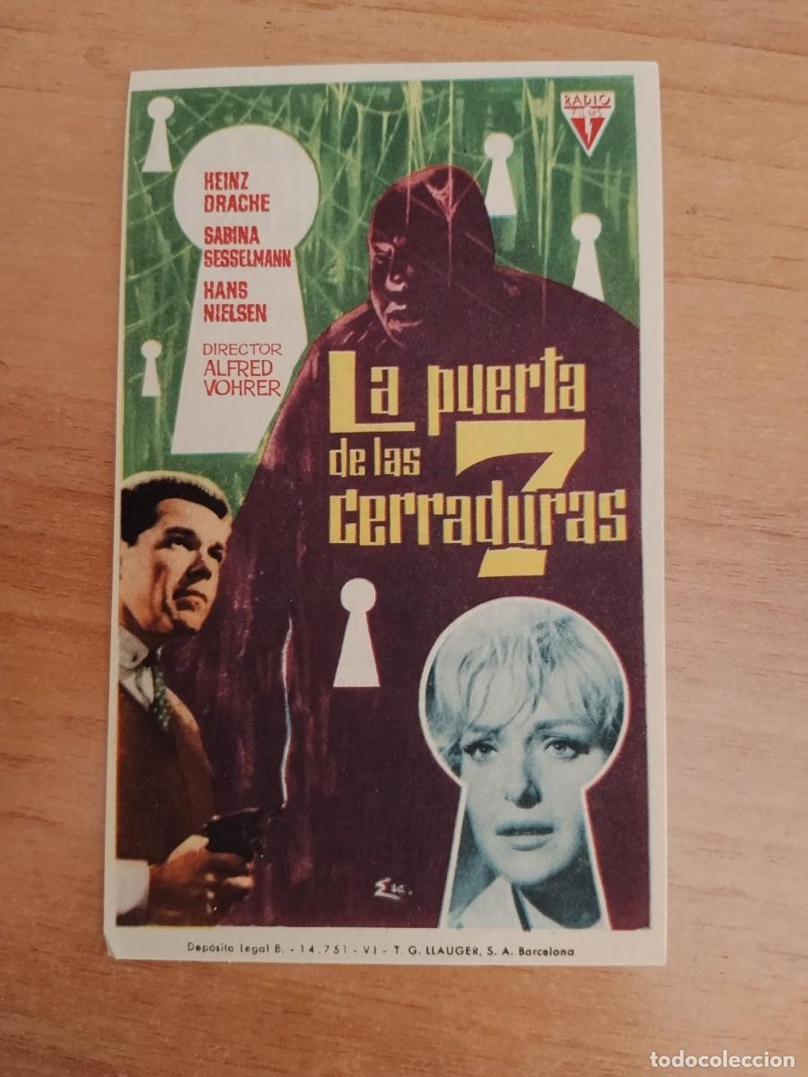 Cine: ROSA-PROGRAMA DE LA PELICULA---LA PUERTA DE LAS 7 CERRADURAS ct