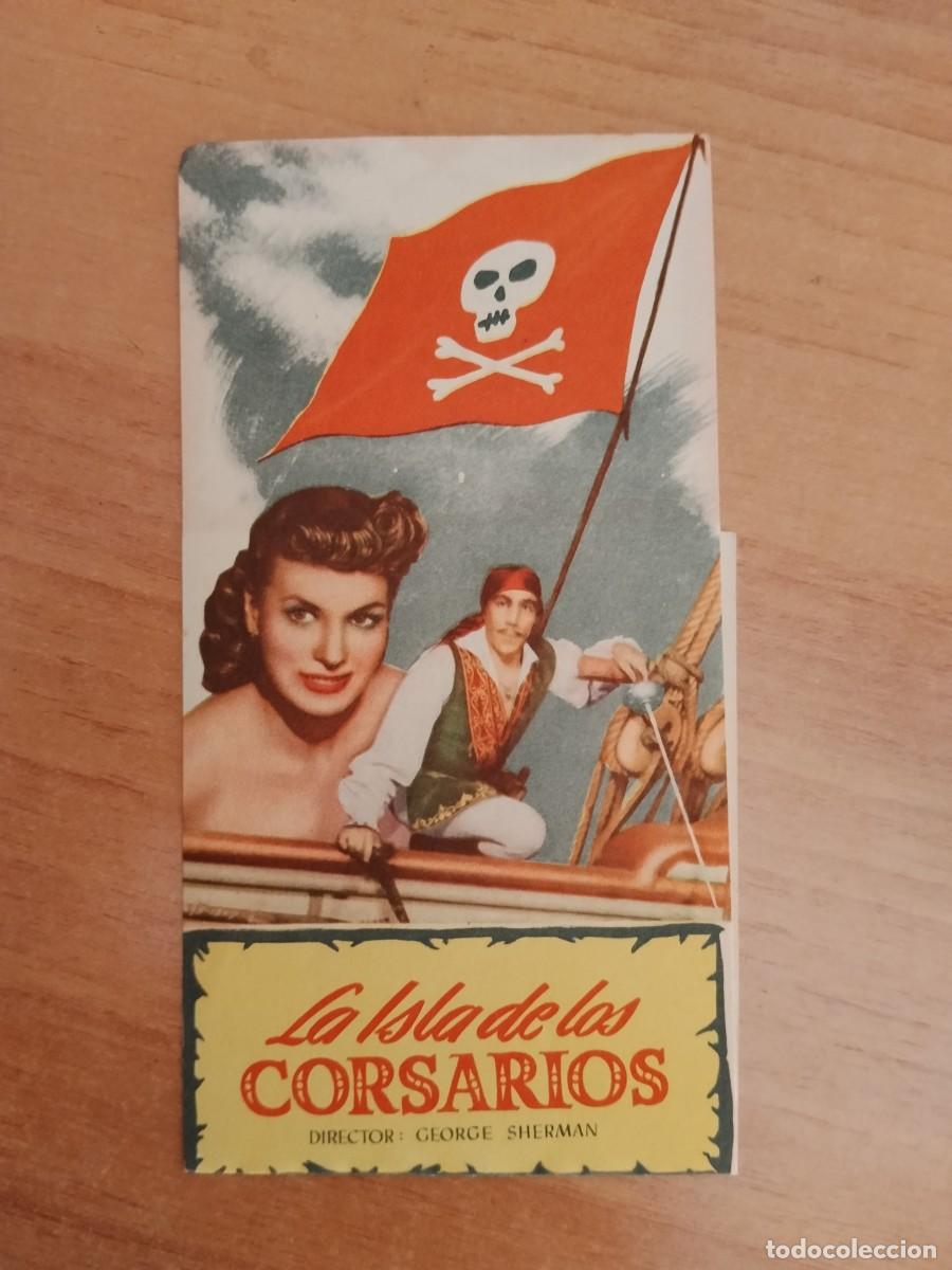  Foglietti di film di film antichi di cinema: ROSA-PROGRAMA DE LA PELICULA---LA ISLA DE LOS CORSARIOS