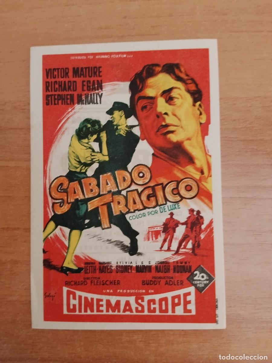 Cine: ROSA-PROGRAMA DE LA PELICULA---SABADO TRAGICO ct